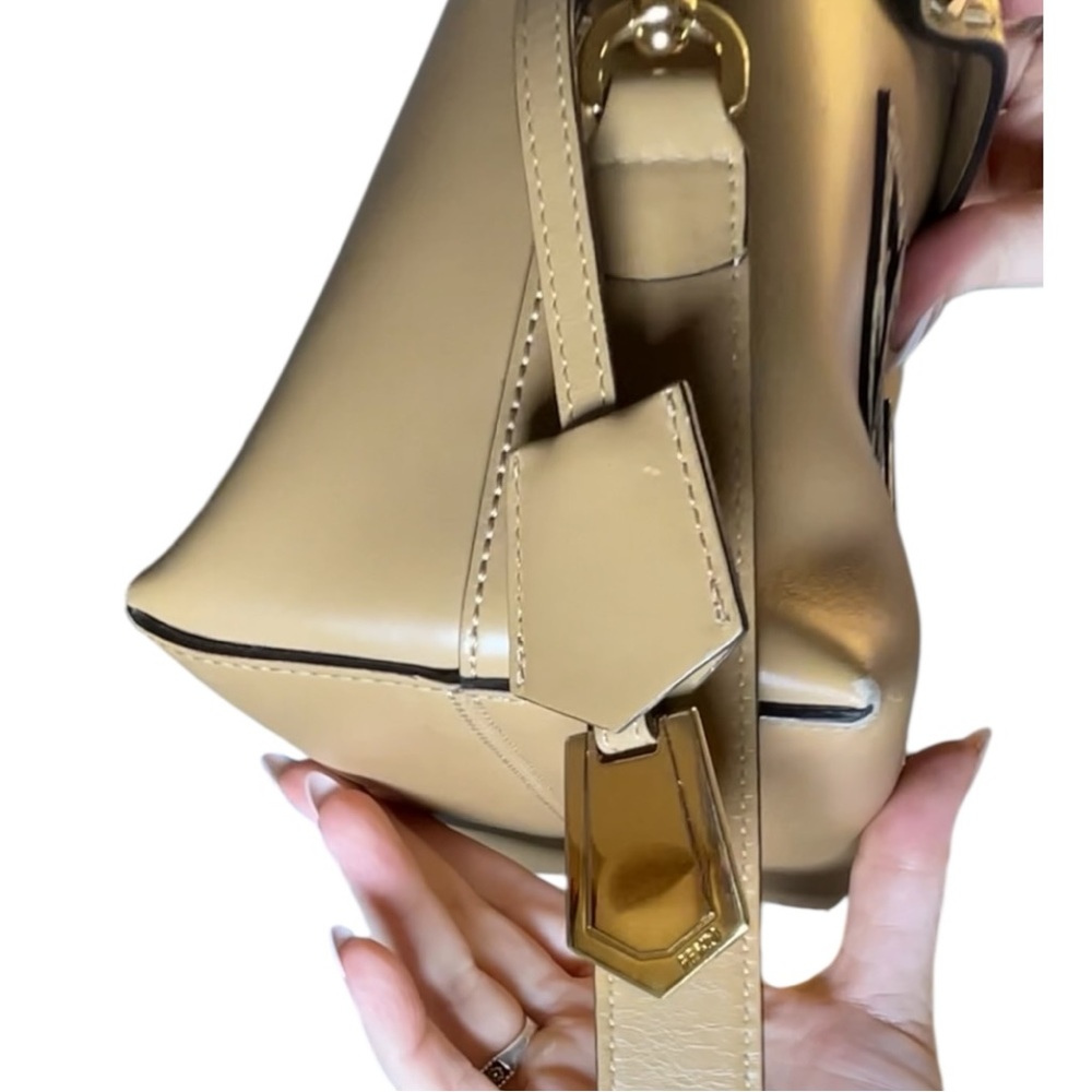 Fendi By The Way Medium Logo Python-Trim Leather … - image 5